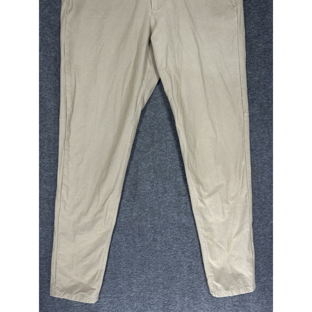 Lululemon Commission Pant Mens 32x31 Earth Dye Sand Slim Fit Chino - Picture 3 of 10